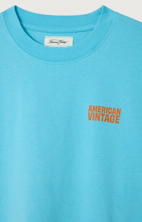 American Vintage gixy tee // bleu ciel