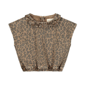 Charlie Petite paige top // tiger print