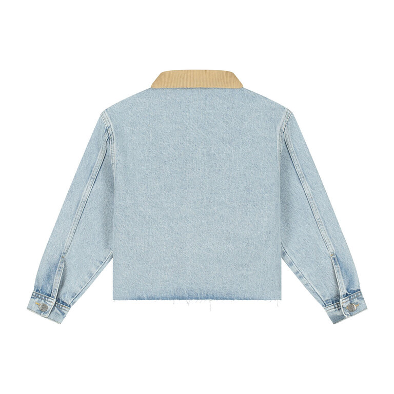 Charlie Petite pierre jacket // snow blue