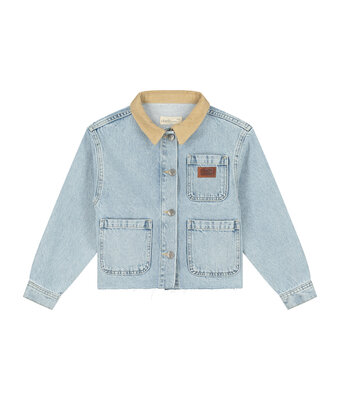 pierre jacket // snow blue