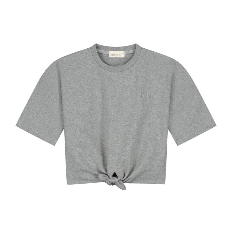 Charlie Petite esmee tshirt // grey melange