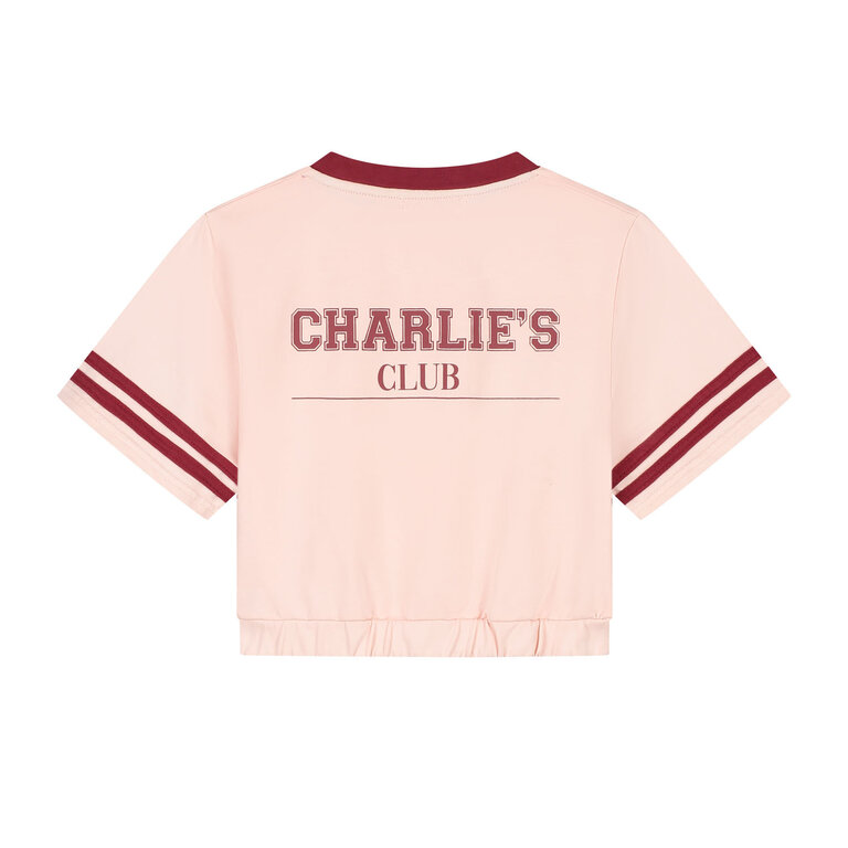 Charlie Petite lianne tshirt // pink washed