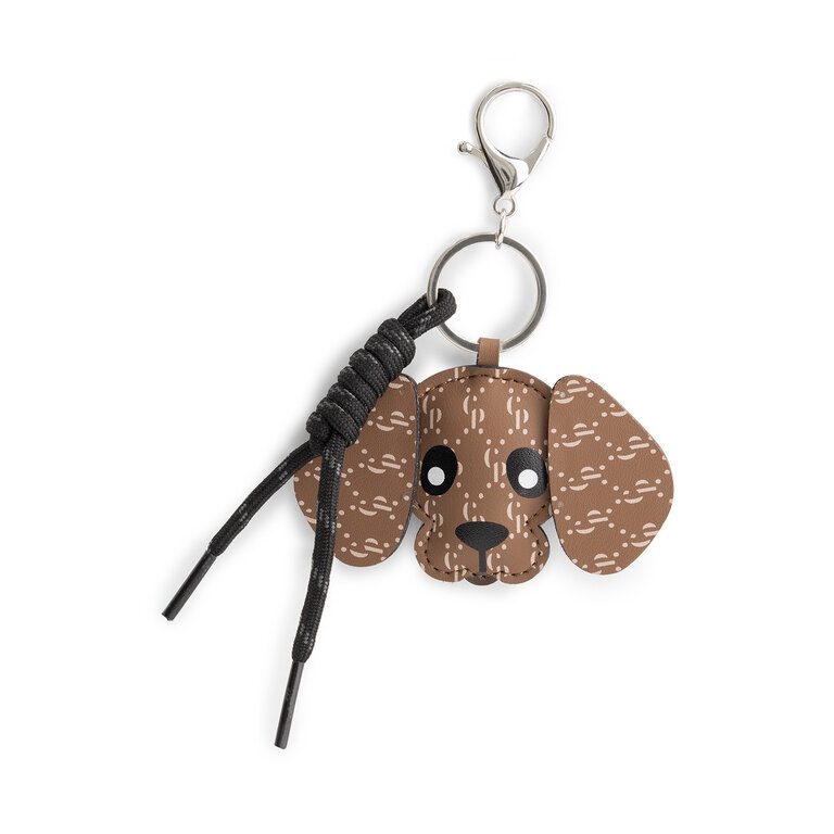 Charlie Petite percey key chain // brown