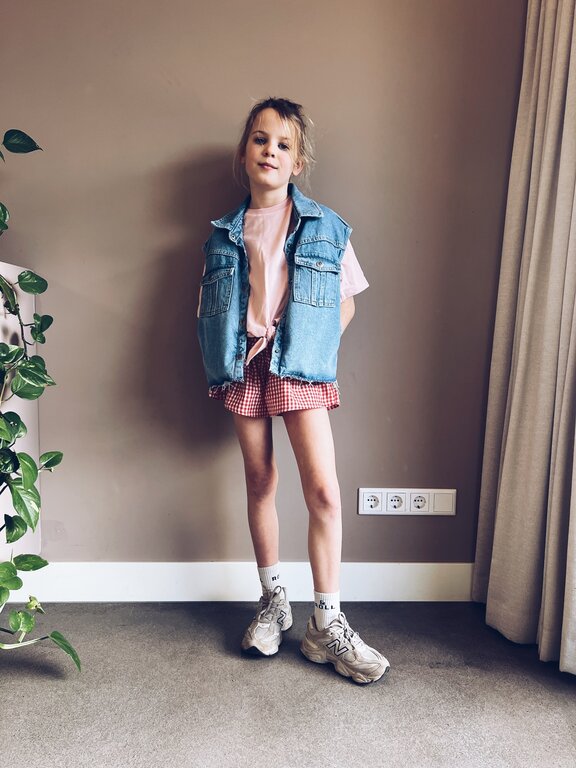 Charlie Petite page gilet // pale blue