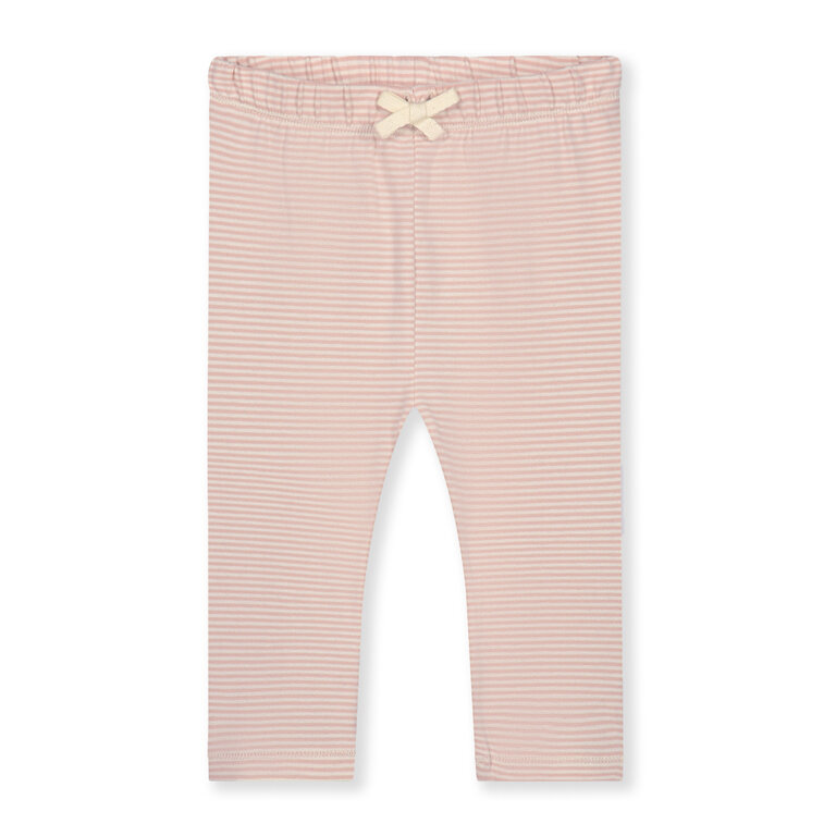 Gray Label baby leggings // faded pink / cream
