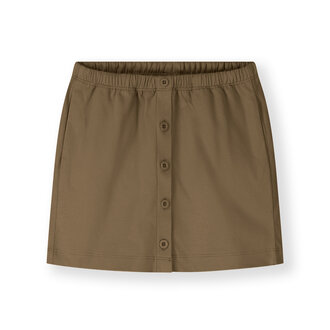 Gray Label skirt with buttons // woody