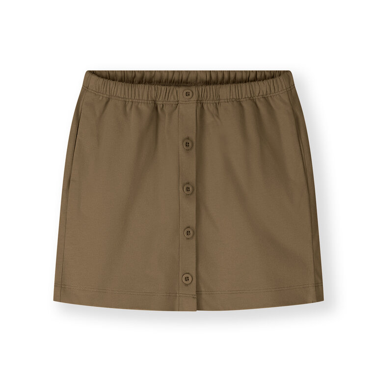 Gray Label skirt with buttons // woody