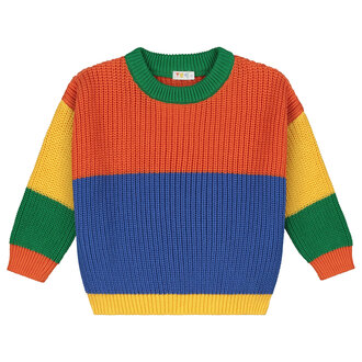 Yuki color block sweater // jump street