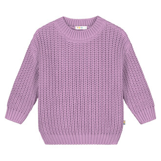 Yuki chunky knitted sweater // cosmea