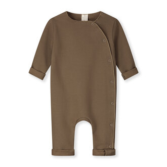 Gray Label baby suit with snaps //  woody
