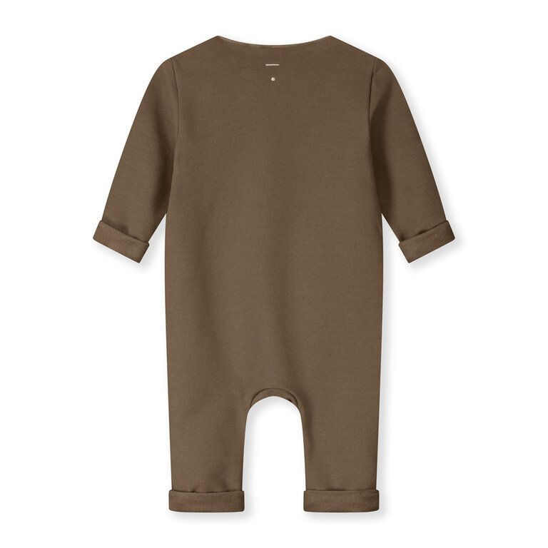 Gray Label baby suit with snaps //  woody