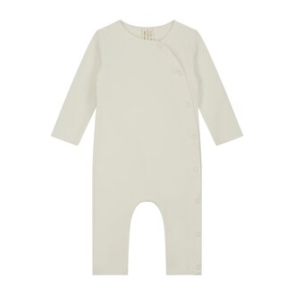Gray Label baby suit with snaps //  cream