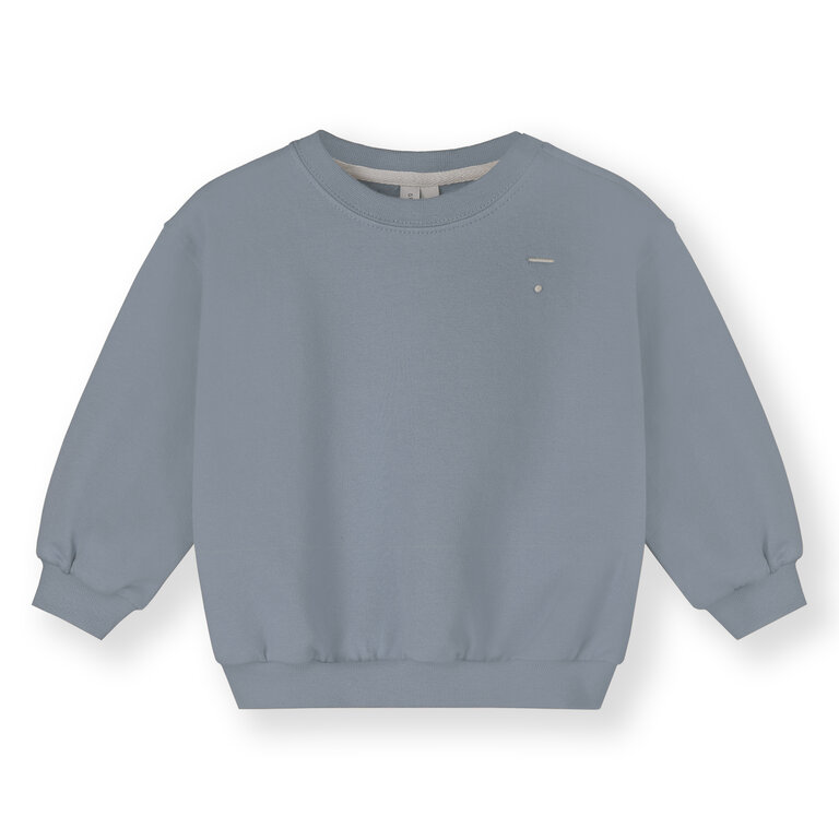 Gray Label baby dropped shoulder sweater // stone grey
