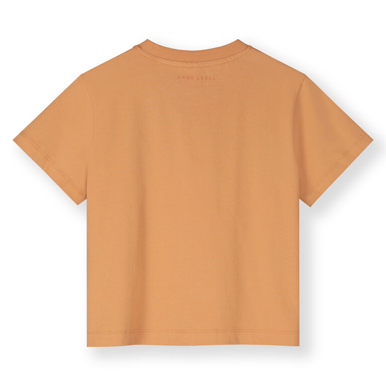 Gray Label oversized tee with logo // melon