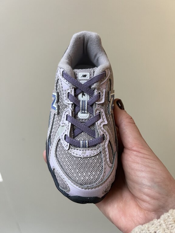 New Balance 740 toddler // truffle salt/fairweather blue