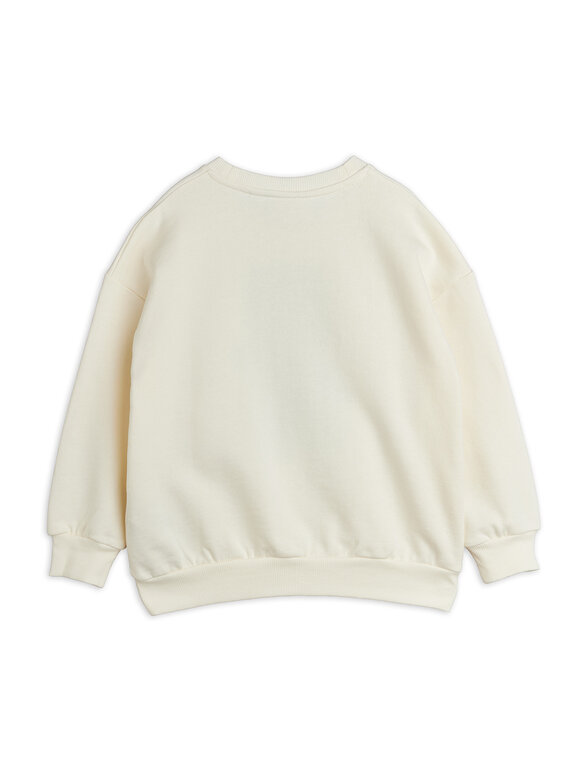 Mini Rodini alien chenille sweatshirt // off-white