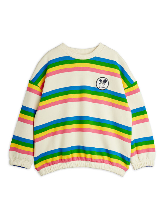 Mini Rodini ritzratz stripe sweatshirt // multi