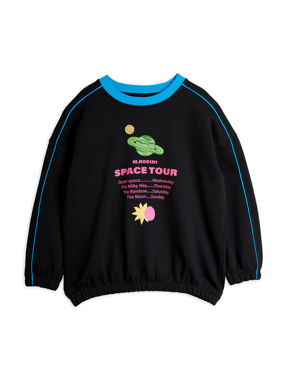 Mini Rodini space tour sp sweatshirt // black