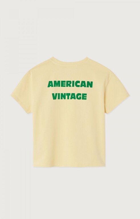 American Vintage fizvalley tee // creme anglaise vintage