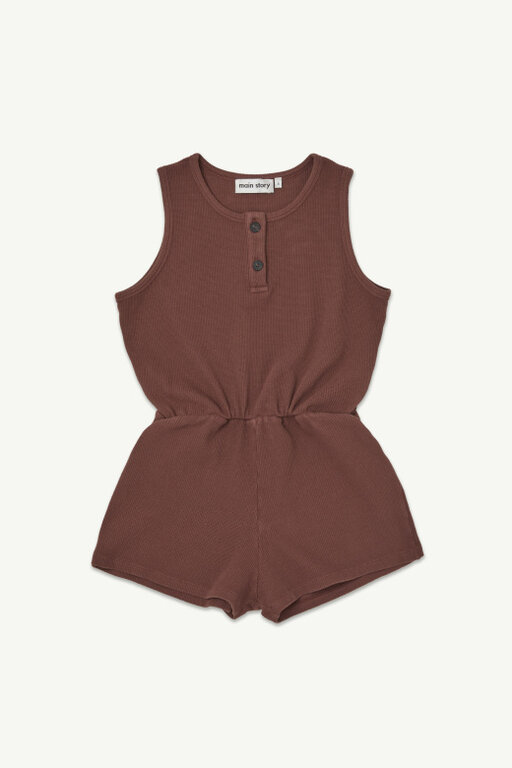 Main Story playsuit // hot chocolate waffle
