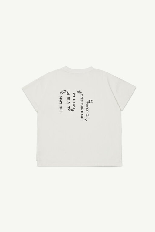 Main Story oversized tee // blanc