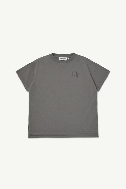 Main Story oversized tee  // plum kitten