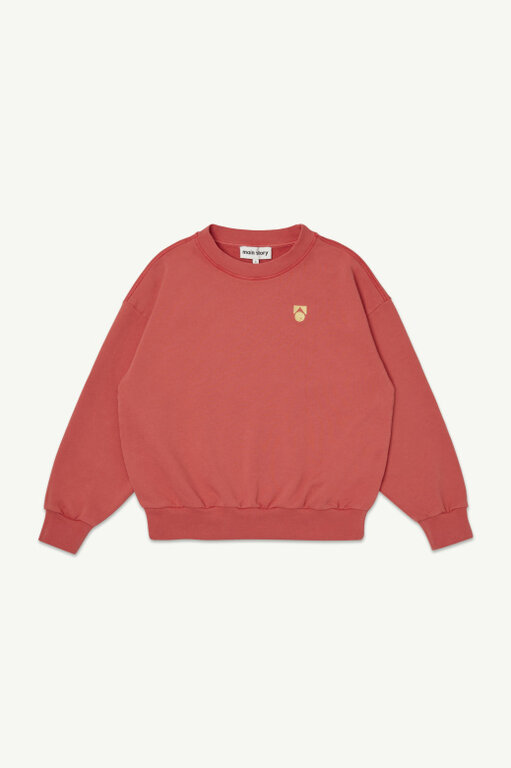 Main Story bubble sweatshirt // cranberry