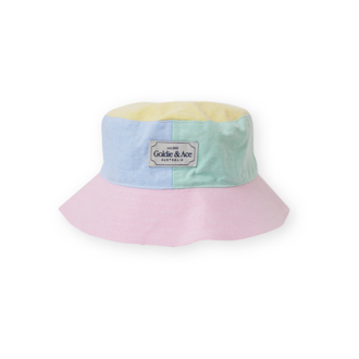 Goldie & Ace bucket hat // colour block