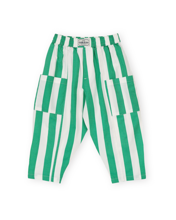 Goldie & Ace lightweight kit pocket pant // happy stripe