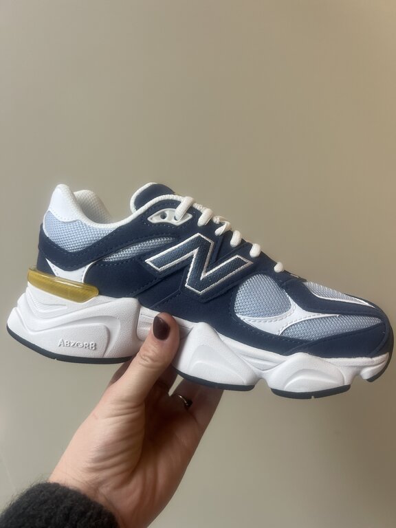 New Balance 9060 teens // vintage indigo/gold