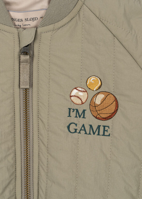 Konges Slojd juno bomber jacket // laurel oak in it to win it