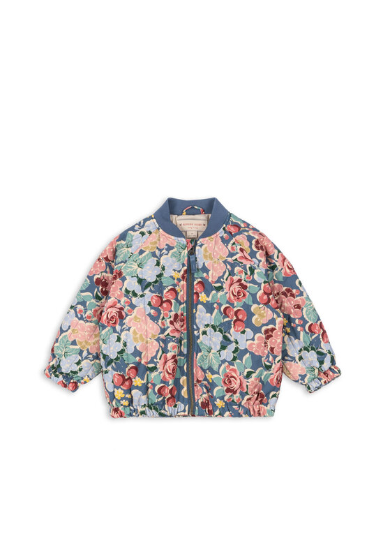 Konges Slojd juno printed bomber jacket // bloomiegrape blues