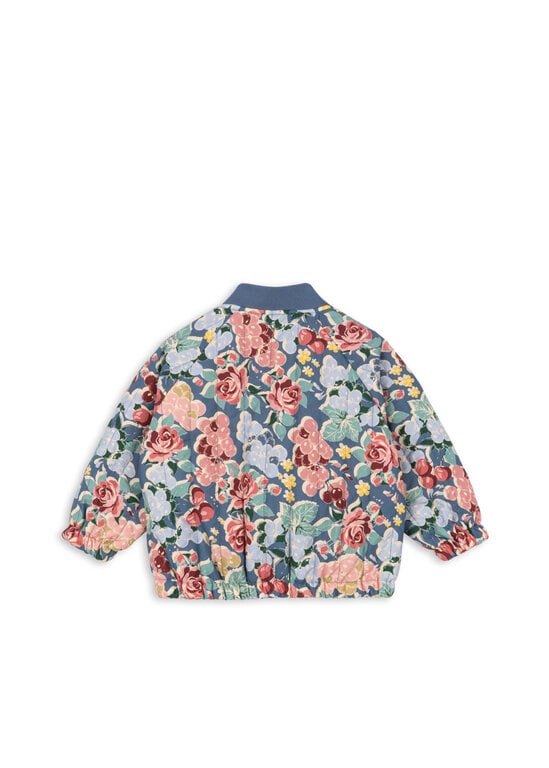 Konges Slojd juno printed bomber jacket // bloomiegrape blues