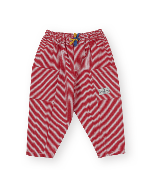 Goldie & Ace pocket pant // twist stripe kit