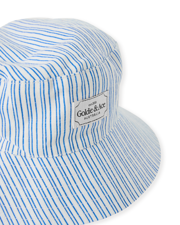 Goldie & Ace bucket hat // sailor stripe
