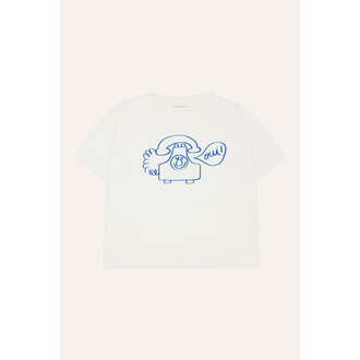 The Campamento phone oversized tshirt // ecru