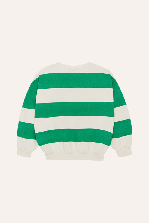 The Campamento green stripes sweatshirt // green