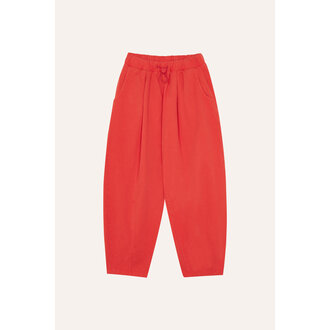 The Campamento red washed trousers // red