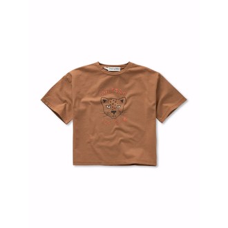 Sproet & sprout t-shirt cheetah // tabacco