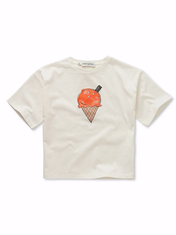 Sproet & sprout t-shirt ice cream // off-white