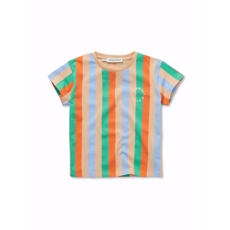 Sproet & sprout t-shirt vertical stripes // sand