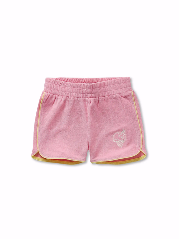 Sproet & sprout terry sport shorts pink // podium pink