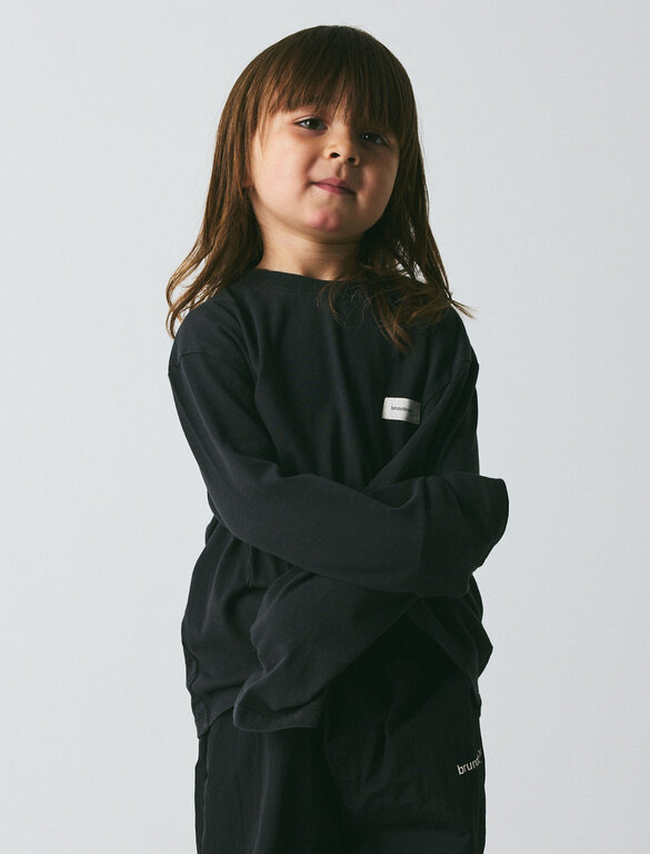 Brunobruno nelson t-shirt // jet black