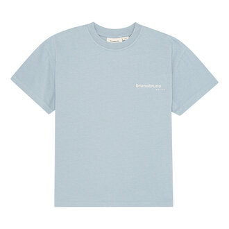 Brunobruno nanna t-shirt // dusty blue skateboard