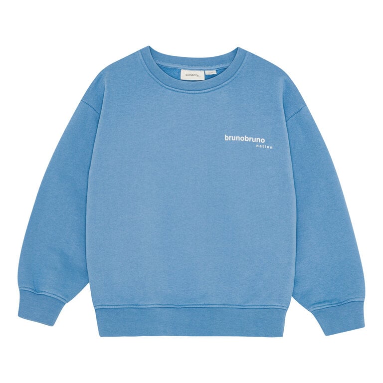 Brunobruno norah sweatshirt // provence blue
