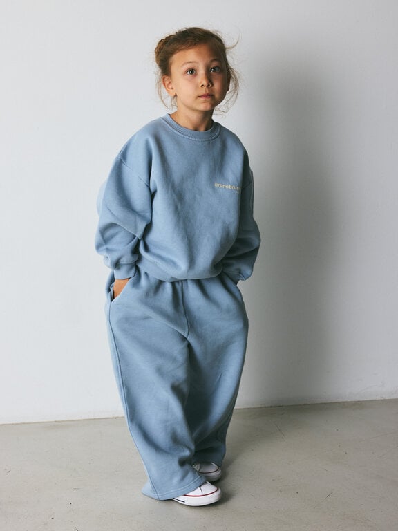 Brunobruno norah sweatshirt // provence blue