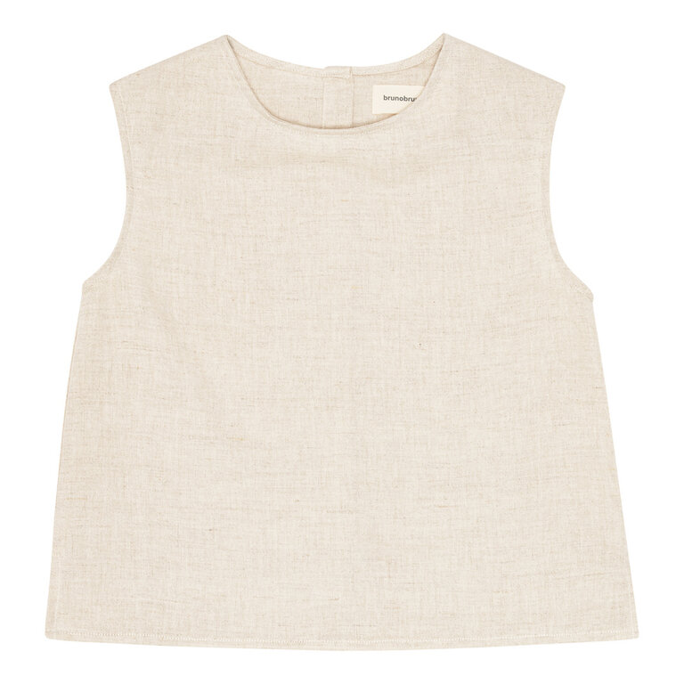 Brunobruno vida top // feather gray beige