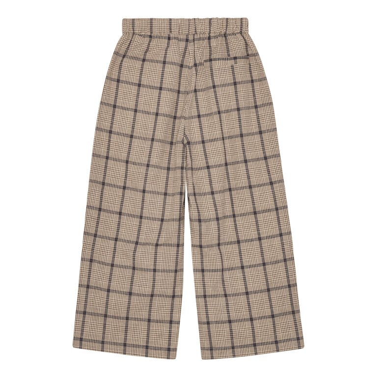 Brunobruno francis walnut check pants // walnut check