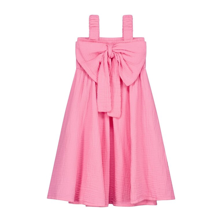 Daily Brat bow dress // pink cosmos
