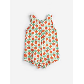 Bobo Choses cool radish all over woven playsuit // baby